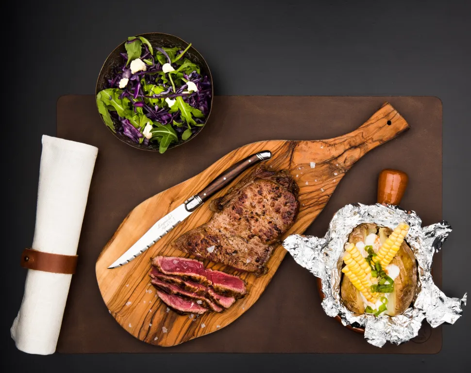 Steakmes Laguiole Style de Vie Premium Line Dark Wood ABS (6-Delig)