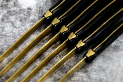 Steakmes Laguiole Style de Vie Prestige Line Gold Stonewash (6-Delig)