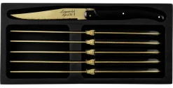 Steakmes Laguiole Style de Vie Prestige Line Gold Stonewash (6-Delig)