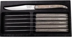 Steakmes Laguiole Style de Vie Innovation Line Grijs Pakka (6-Delig)