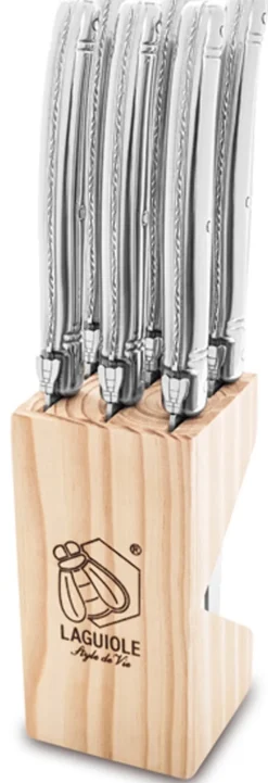 Steakmes Laguiole Style de Vie Premium Line RVS (6-Delig)