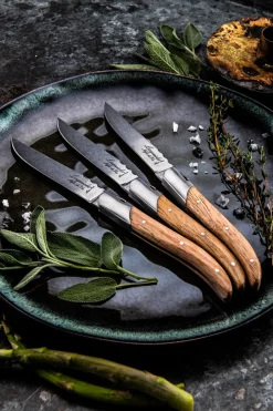 Laguiole Style de Vie Steakmes Luxury Line Eikenhout Stonewash (6-Delig) Discount