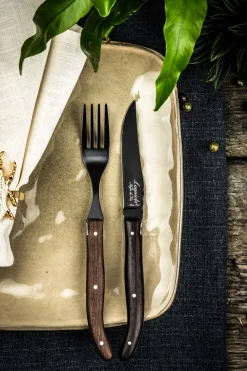 Laguiole Style de Vie Steakmes Luxury Line Wenge Zwart (6-Delig) Outlet