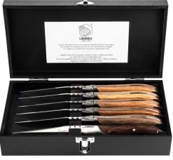 Laguiole Style de Vie Steakmes Luxury Line Gemengd hout (6-Delig) Online