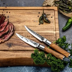 Steakmessen Forged Olive 11,5 cm (4-Delig)