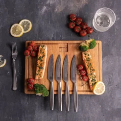 Boska Steakmessenset Monaco+ Silver (Set van 4) Hot