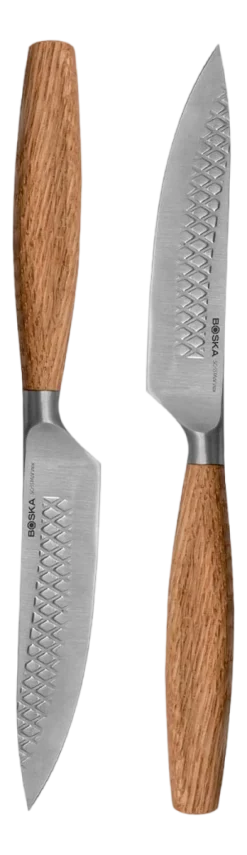 Boska Steakmessenset Oslo+ Brown / Silver (Set van 2) New