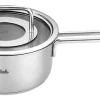 Steelpan Fissler Pure Collection met Glasdeksel 16 cm