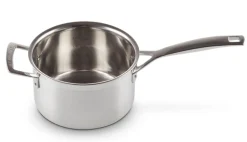 Steelpan Le Creuset Magnetik Inox met Deksel 18 cm