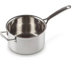 Le Creuset Steelpan Magnetik Inox met Deksel 20 cm Outlet