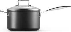 Le Creuset Steelpan Met Anti-aanbaklaag + Deksel Zwart Sale
