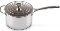 Steelpan Le Creuset RVS Plus + Extra Handvat 20 cm