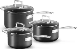 Steelpannenset Le Creuset Anti-aanbak (3-delige set)