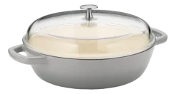 Stoofpan Kela Calido Met Deksel Grijs 28 cm