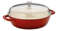 Kela Stoofpan Calido Met Deksel Rood 28 cm Hot