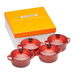 Stoofpannetje Le Creuset Kersenrood 10 cm (4-Delig)