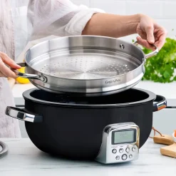 GreenPan Stoominzet Zilver