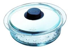 Stoominzet Pyrex Classic Transparant Ø 20 cm, Met deskel
