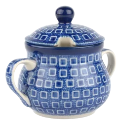 Bunzlau Castle Suikerpot Blue Diamond 200 ml New