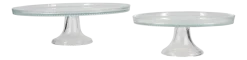 Taartplateau Salt & Pepper Aristo Transparent 28 x 8,5 cm