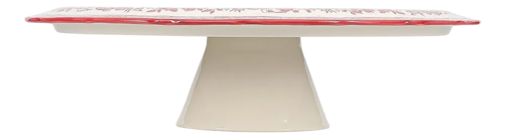 Salt & Pepper Taartplateau Cyril Burgundy 32,5 x 9 cm Best