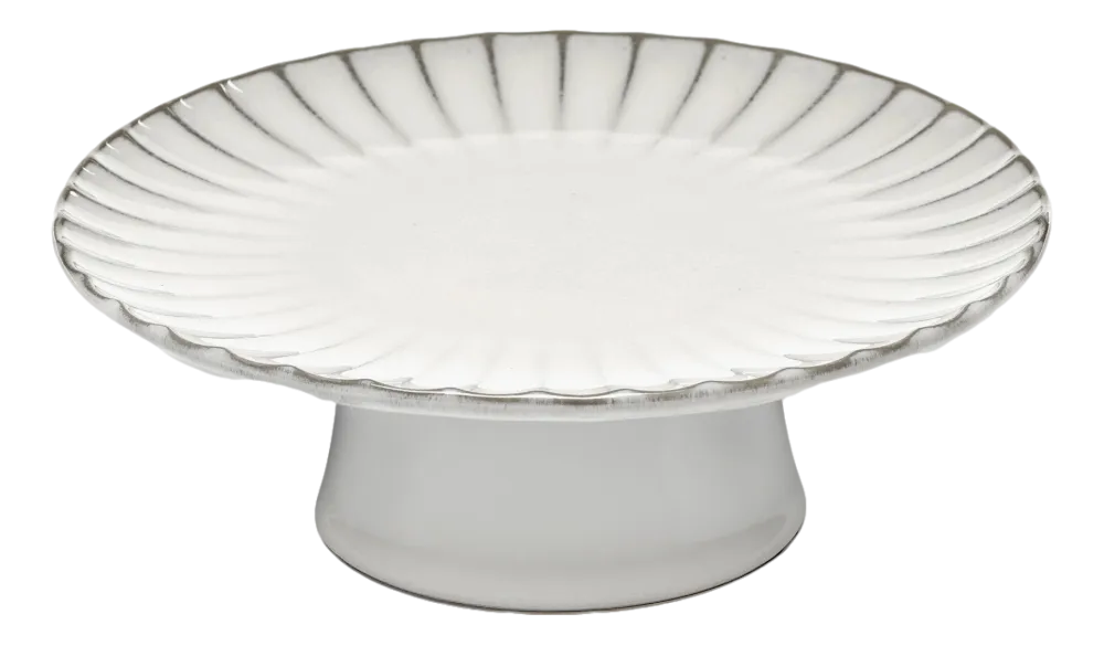 Serax Taartplateau Inku Tableware White M 21 x 21 x 8 cm New
