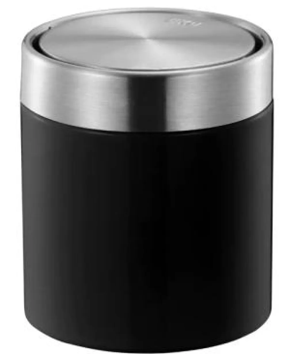 EKO Tafelafvalbak Fandy 1,5L Mat Zwart New