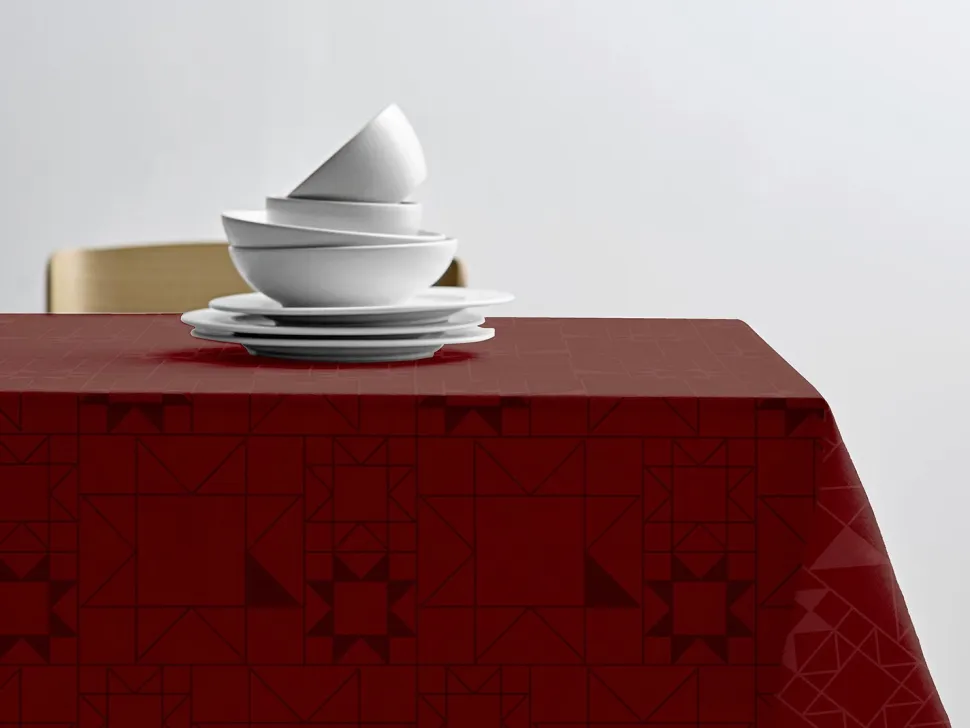 Tafelkleed Södahl Star Damask Red