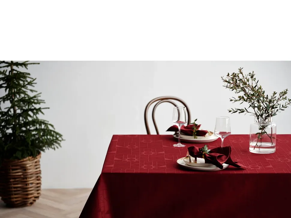 Tafelkleed Södahl Star Damask Red