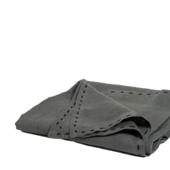 Tafelkleed The Table Weave Linnen Chia And Black