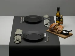 Lind DNA Tafelloper Table Runner L Hippo Black-Anthracite