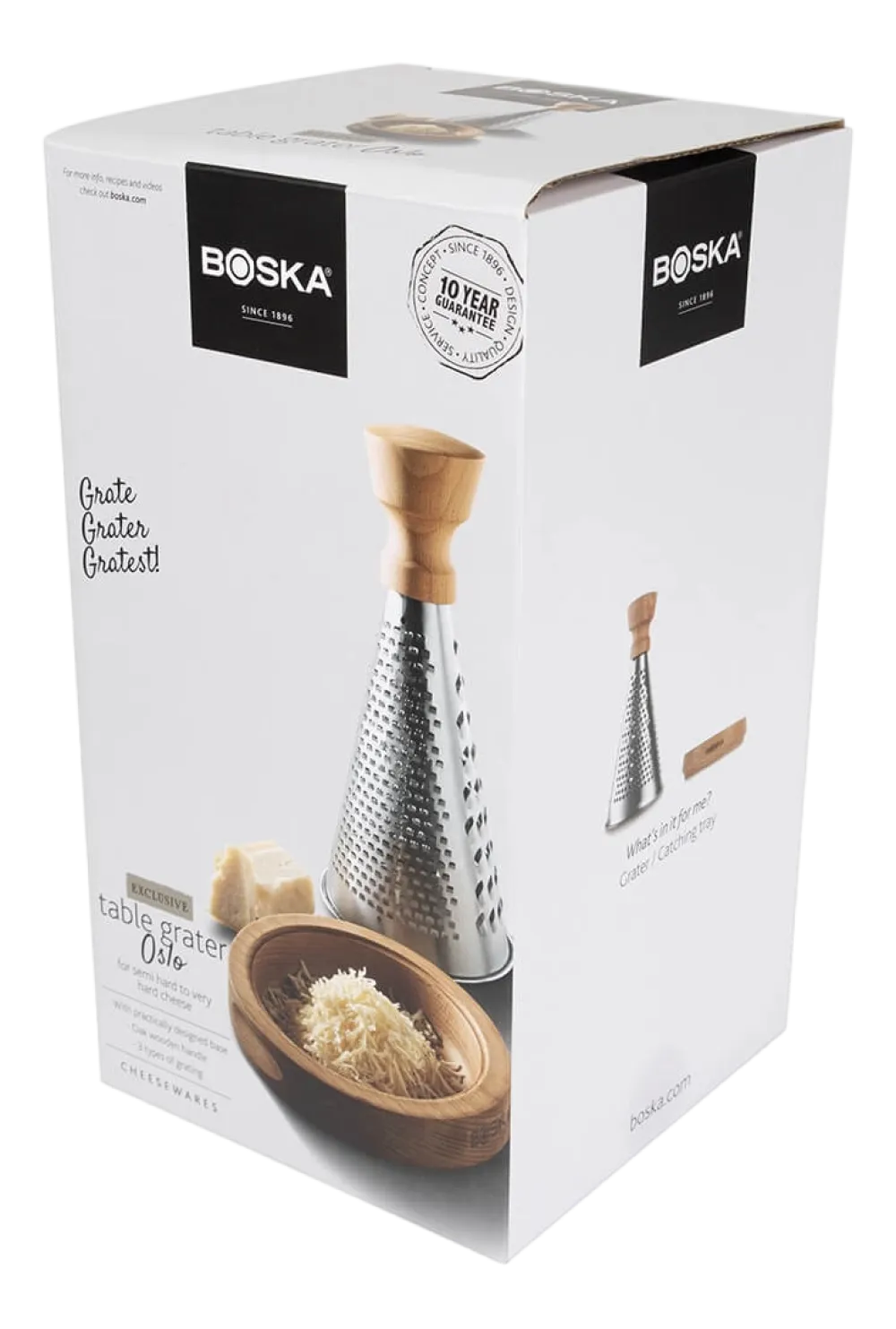 Boska Tafelrasp Oslo+ Brown / Silver New