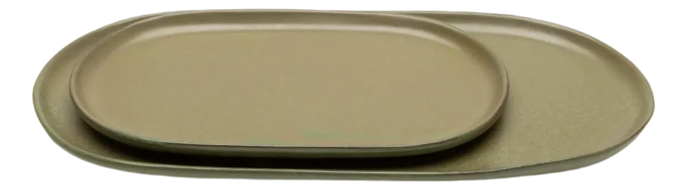 Tapasbord Serax Surface Tableware By Sergio Herman Camo Green L 35,5 x 17 cm