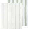Theedoek Blomus Taulo Stripes White / Desert Sage 50 x 70 cm (Set van 2)
