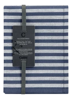 Theedoek Cawö Campus Night Blue (Set van 4)