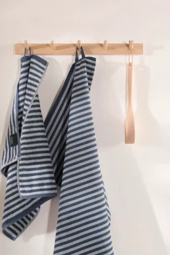 Theedoek Cawö Campus Night Blue (Set van 4)