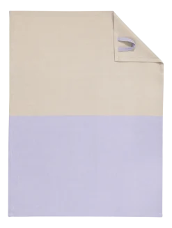 Theedoek Cawö Duo Cuisine Lavender/Linnen (Set van 4)
