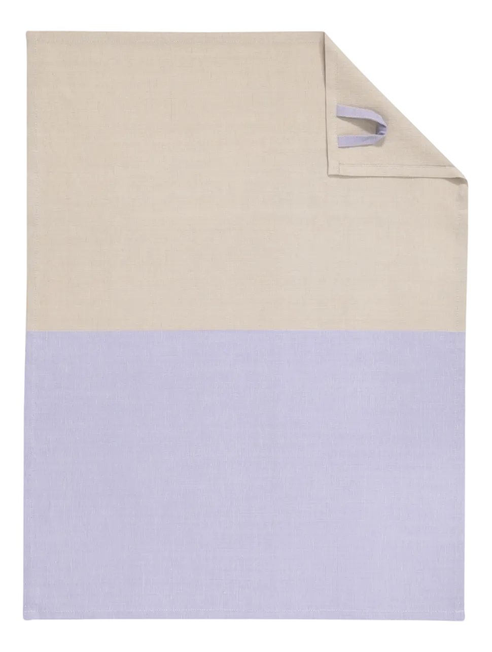 Theedoek Cawö Duo Cuisine Lavender/Linnen (Set van 4)