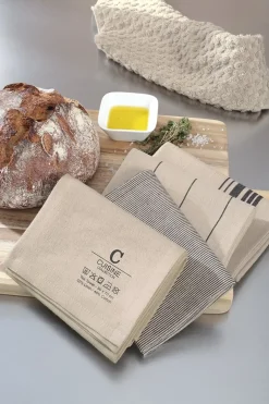 Cawo Theedoek Cawö Nature Allover Linen (Set van 4)