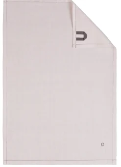 Theedoek Cawö Solid Platina (set van 4)