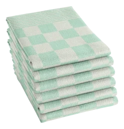 DDDDD Theedoek Barbeque Pastel Green (Set van 6) Discount