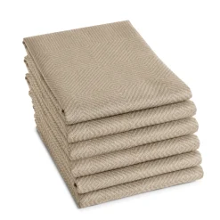 DDDDD Theedoek Cisis Amandel (set van 6) Discount