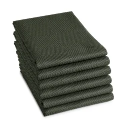 Theedoek DDDDD Cisis Laurel (set van 6)