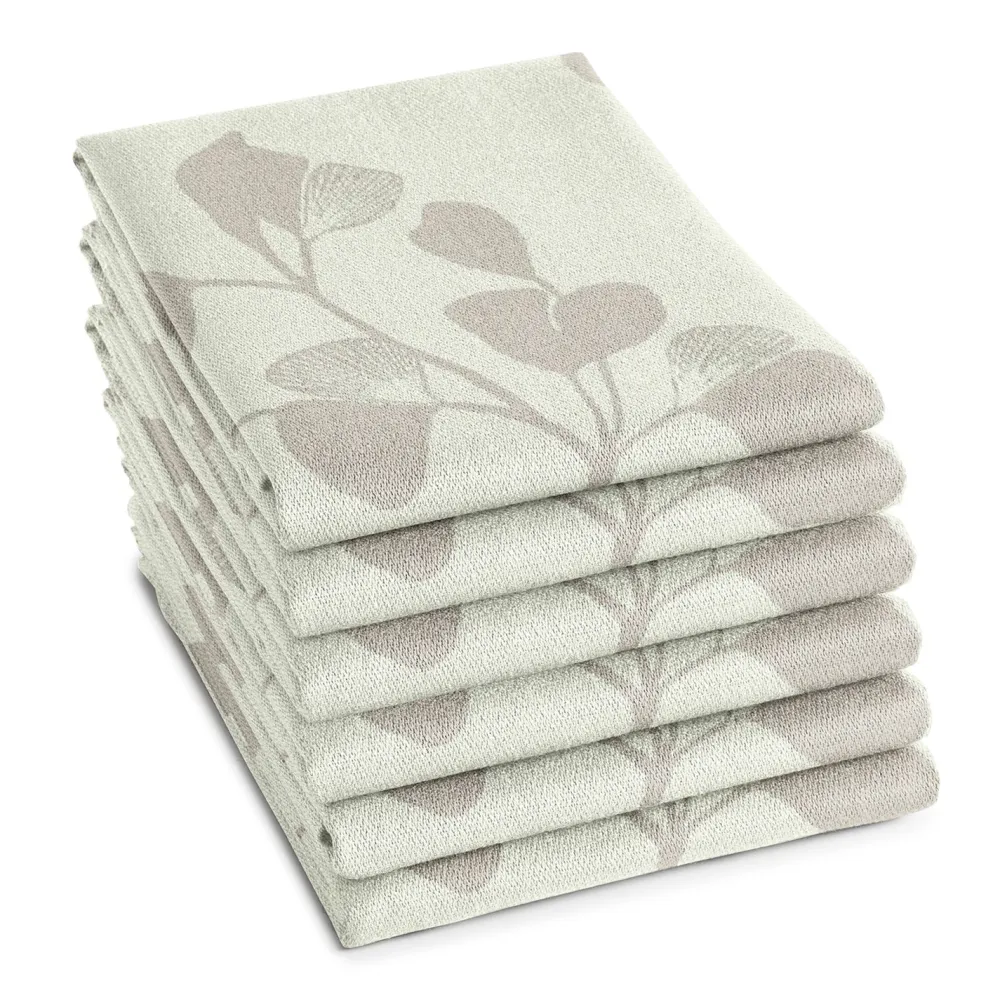 DDDDD Theedoek Kenchi Cream 60 x 65 cm (6-Delig) Clearance