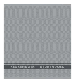 Theedoek DDDDD Pelle Grey 50 x 55 cm (Set van 6)