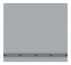 Theedoek DDDDD Pelle Grey 60 x 65 cm (Set van 6)