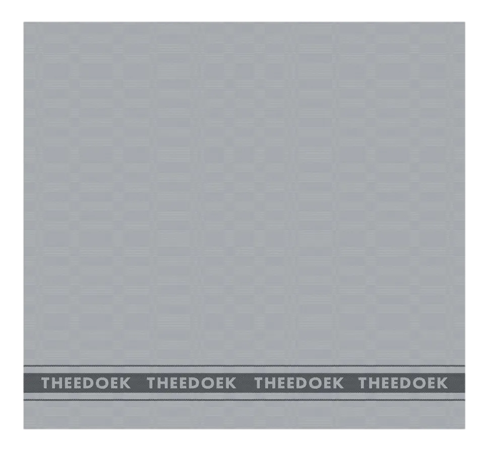 Theedoek DDDDD Pelle Grey 60 x 65 cm (Set van 6)