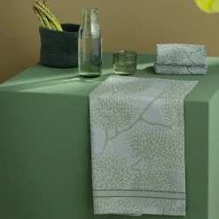 DDDDD Theedoek Trees Green 60 x 65 cm (6-Delig) New