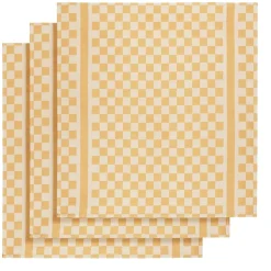 Theedoek De Witte Lietaer Groom Ochre (3 stuks)