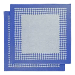 De Witte Lietaer Theedoek Pied De Poule Blue (2 stuks) Online